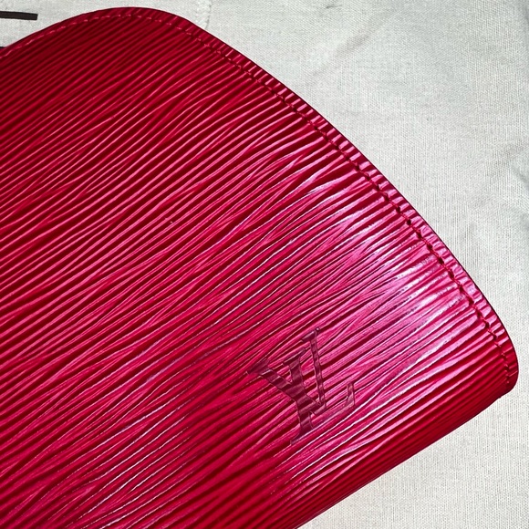 Louis Vuitton Dauphine in Red Epi❤️LIKE NEW - Picture 5 of 16